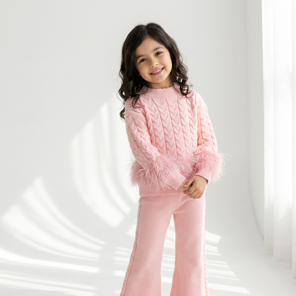 Many kétrészes szett rózsaszín