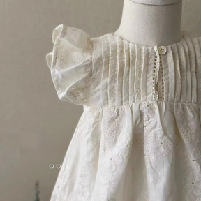 Rochie cu detalii Merve Crem