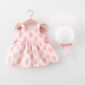 Rochie cu palarie Adelsy Roz