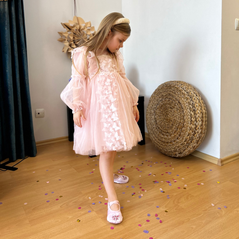 Rochie cu detailsi Celsya Roz