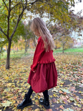 Lenera piros kétrészes szett