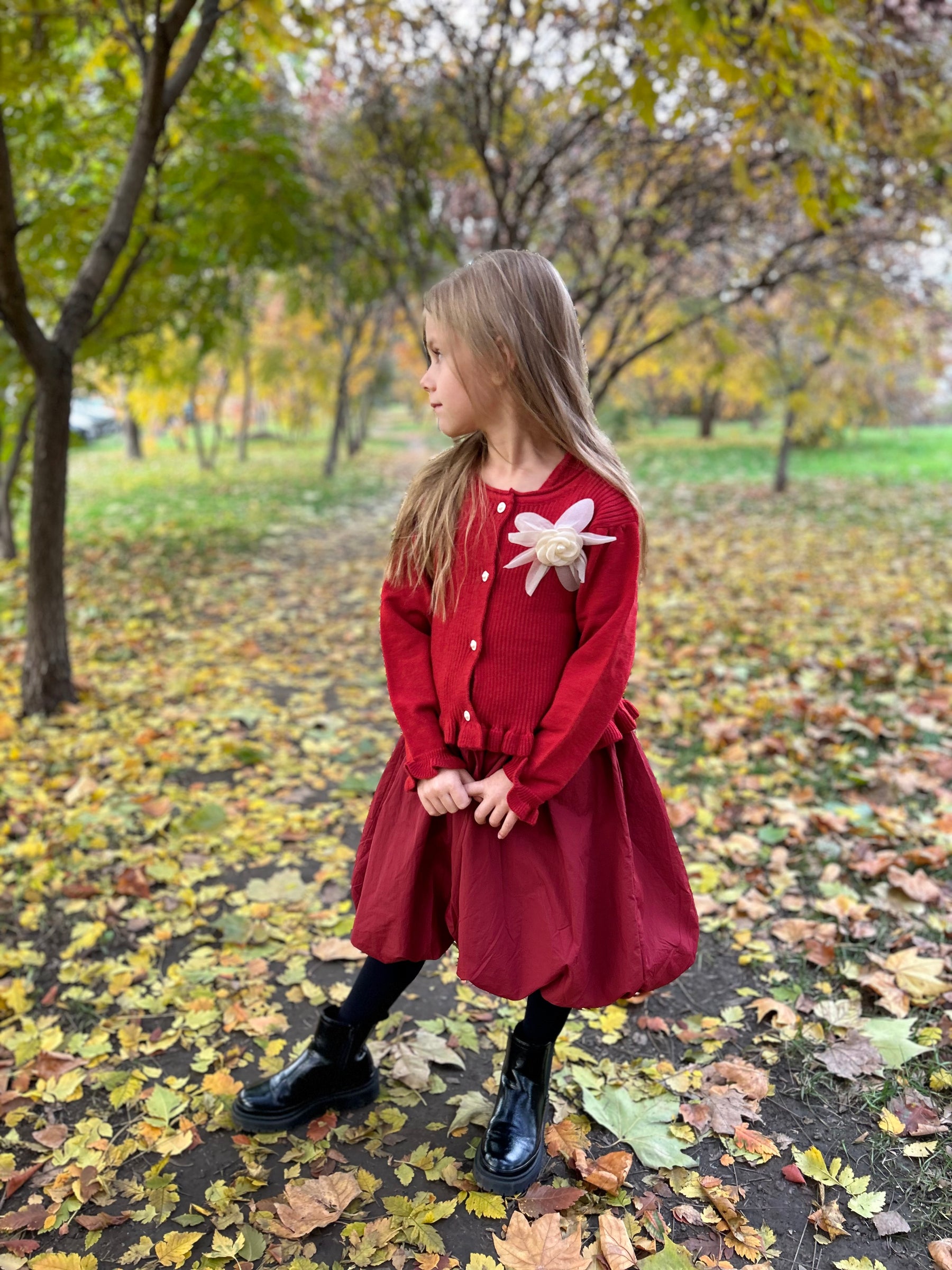 Lenera piros kétrészes szett