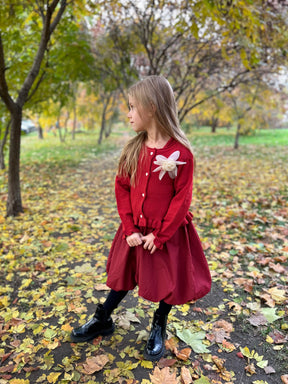 Lenera piros kétrészes szett