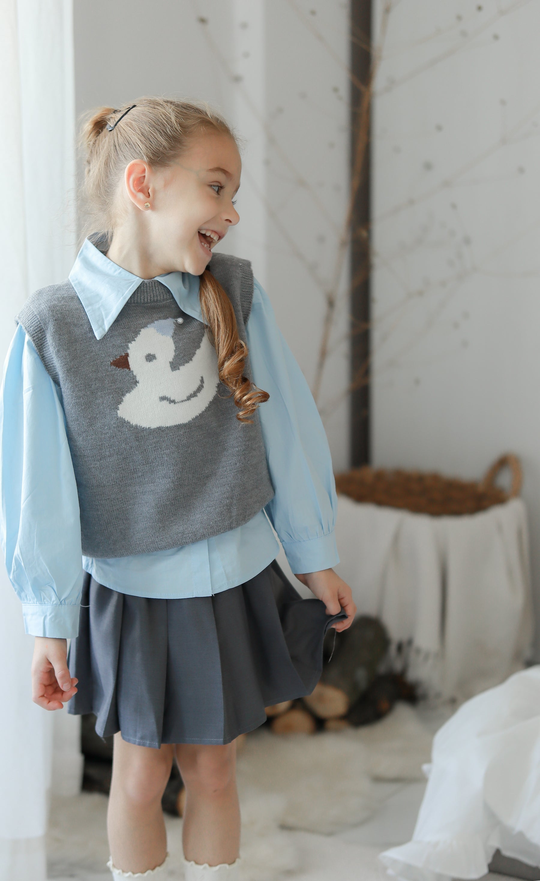 Set din doua piese Denesa Gri