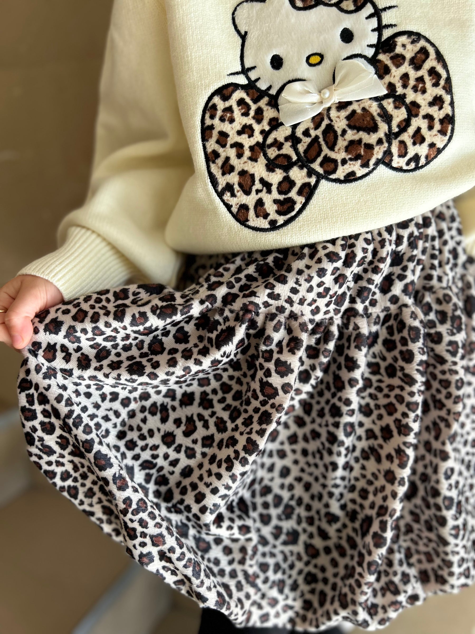 Kitty szürke két részes szett