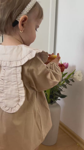 Yusia krém részletes ruha