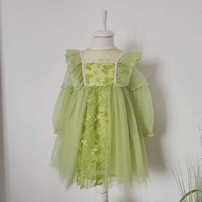 Rochie cu detailsi Celsya Verde