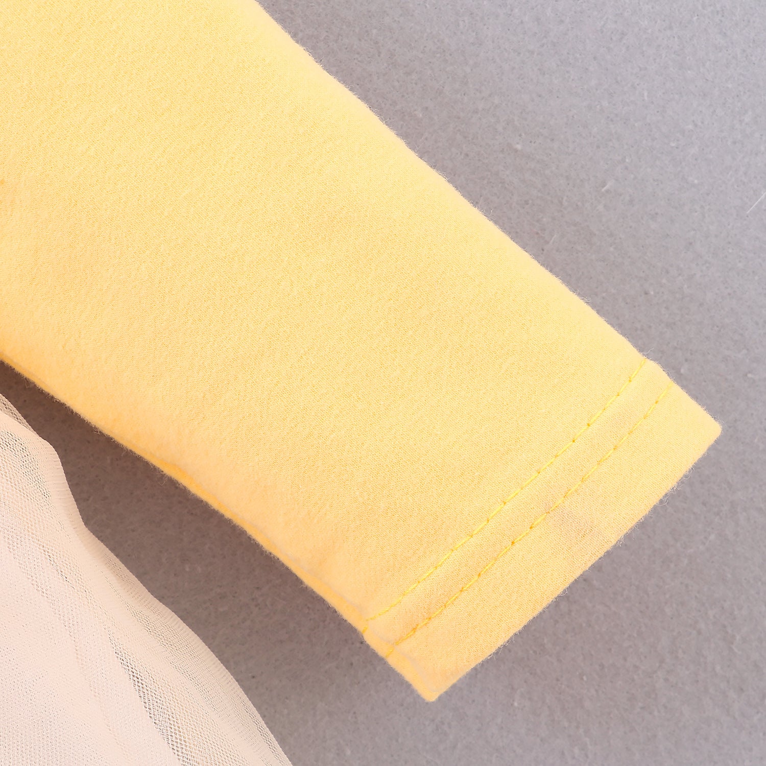 Lolyna mintás tunika Sárga