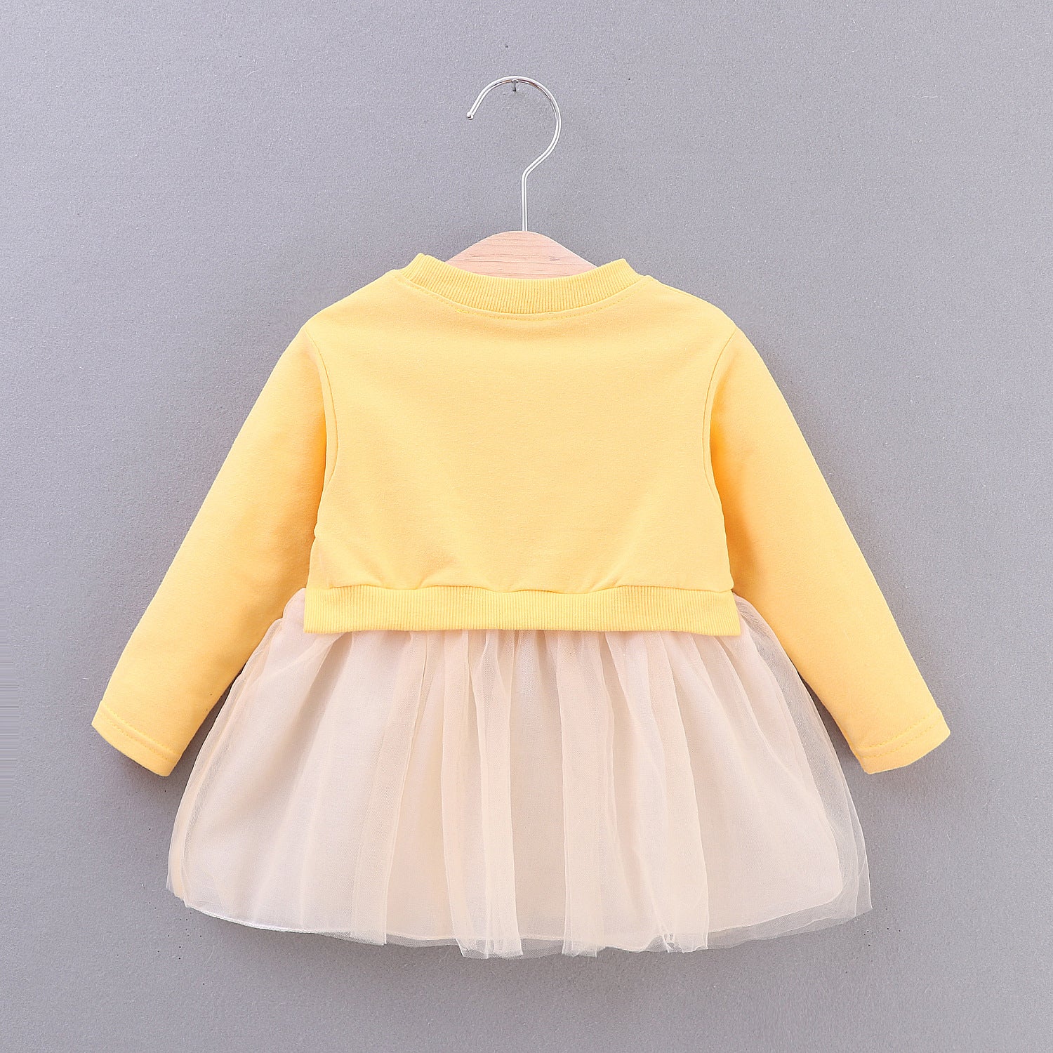 Lolyna mintás tunika Sárga