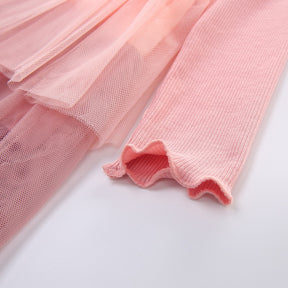 Rochie cu details Brila Roz