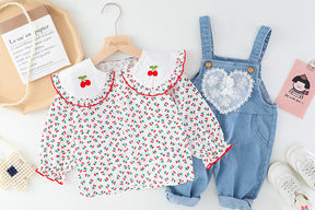 Készlet din doua piese Austa Rosu