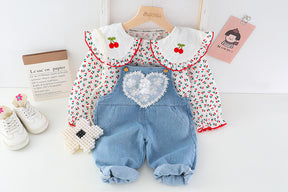 Készlet din doua piese Austa Rosu