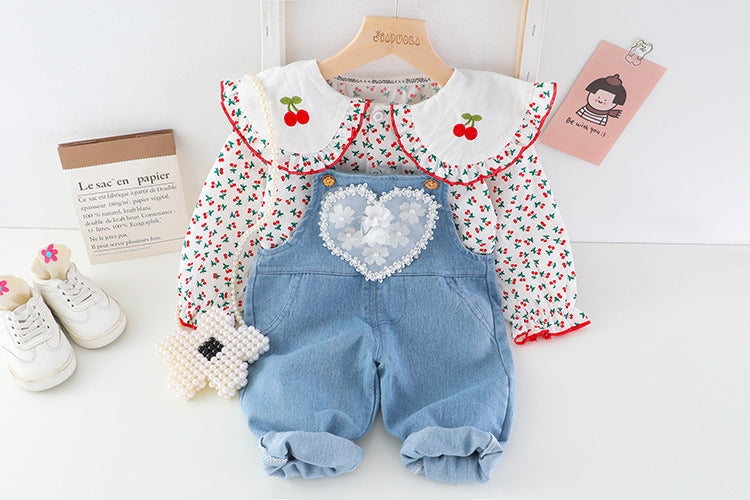 Készlet din doua piese Austa Rosu